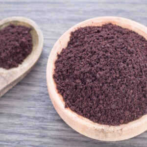 Acai powder euterpe oleracea