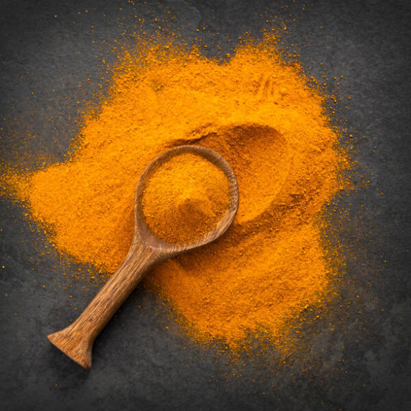 Curcuma longa turmeric is a very healthy species in the spoon